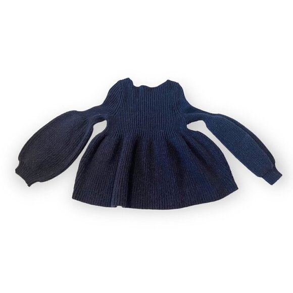 Mes demoiselles North Blue Wool Alpaca blend sweater, Size 3/L - Picture 6 of 11